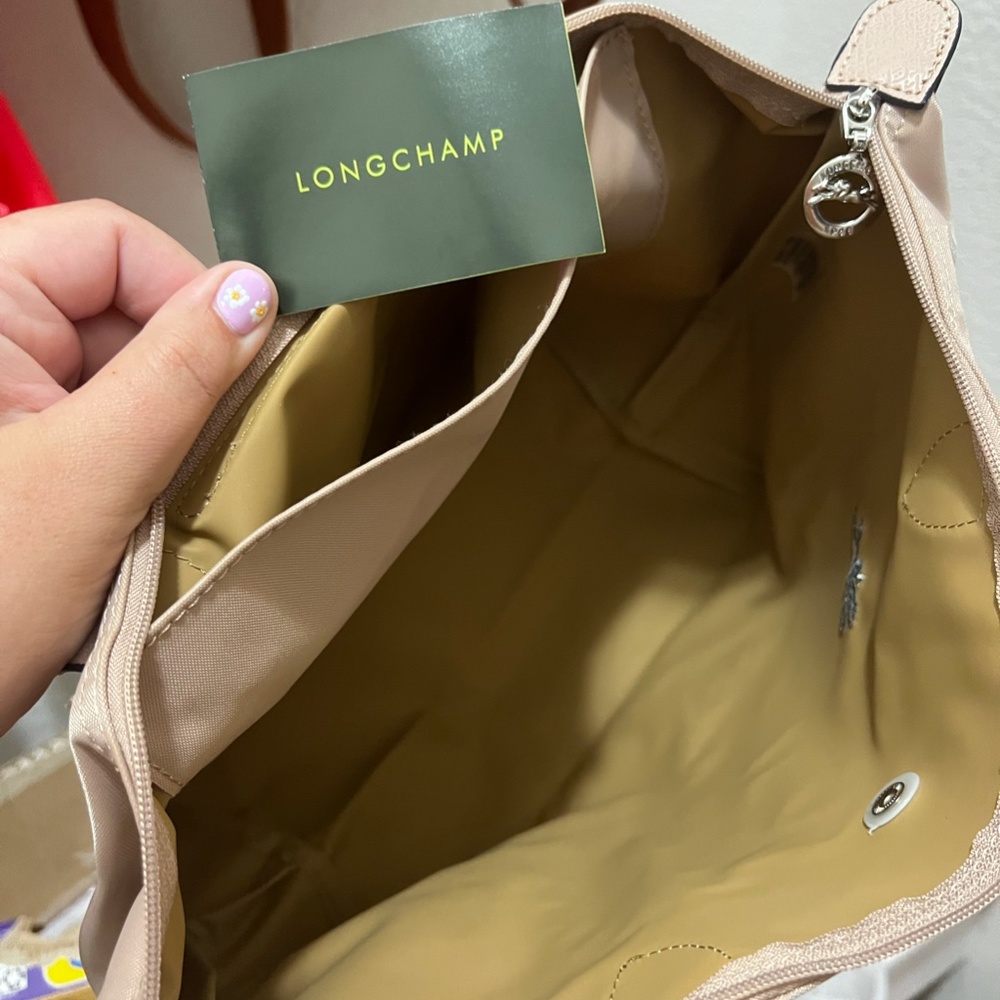 SOLD - Longchamp Le Plige medium tote bag - NEW, blush color - Picture 7 of 7